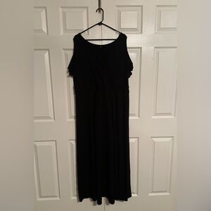 Torrid Black Cold Shoulder Maxi Dress